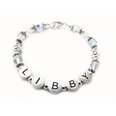 Image for Girls Name Bracelet - Libby Design
