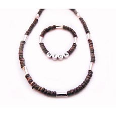 Image for Boys name bracelet and necklace set - Nick Design