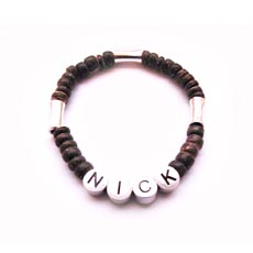 Image for Boys Name Bracelet - Nick Design